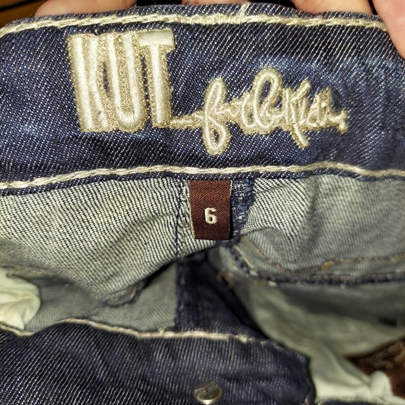 Kut From The Kloth Denim Dark Wash Bootcut Jeans Size 6 - Picture 4 of 7